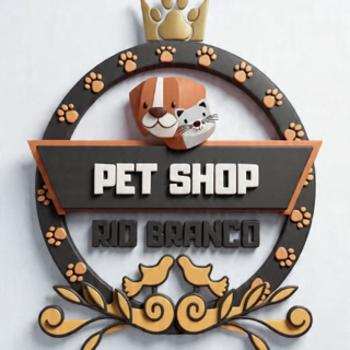 Logo do PetShop Rio Branco